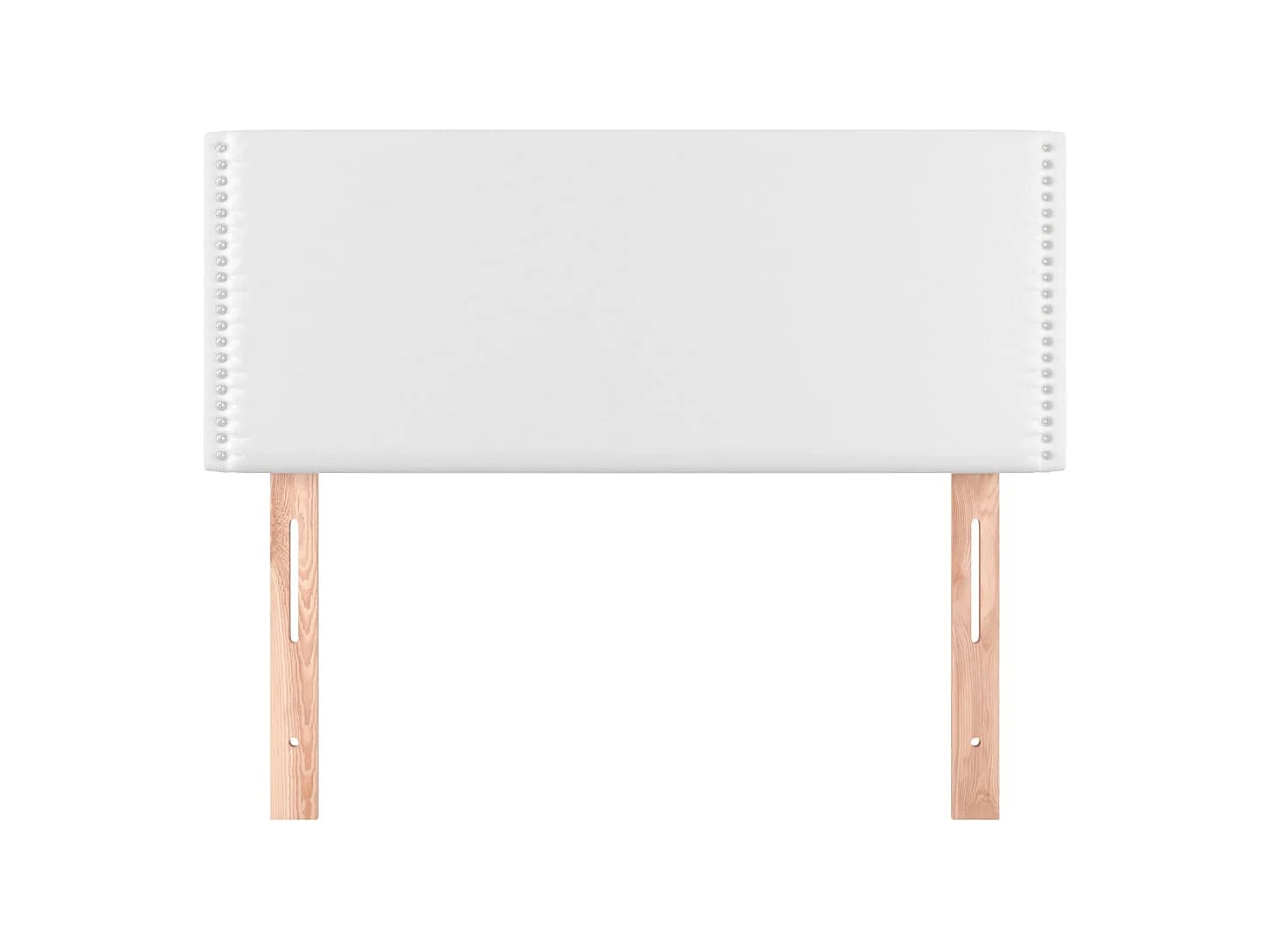 Kopfteil für Bett | Bett-Kopfteil Weiß 100x5x78/88 cm Kunstleder -MN547255