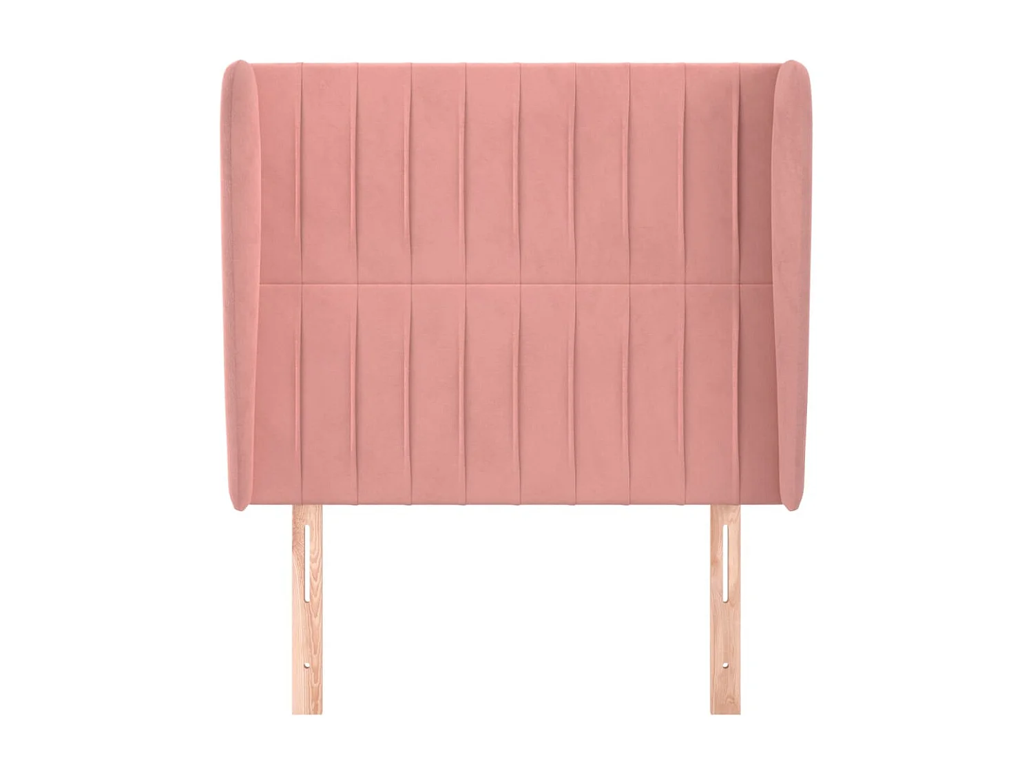 Kopfteil für Bett | Bett-Kopfteil mit Ohren Rosa 103x23x118/128 cm Samt -MN981656