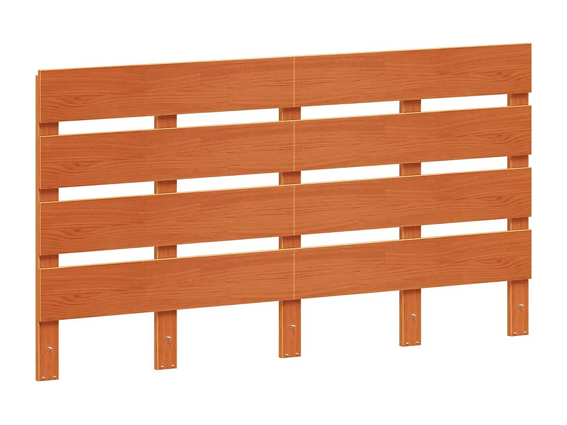 Kopfteil für Bett | Bett-Kopfteil Wachsbraun 150 cm Massivholz Kiefer -MN254344