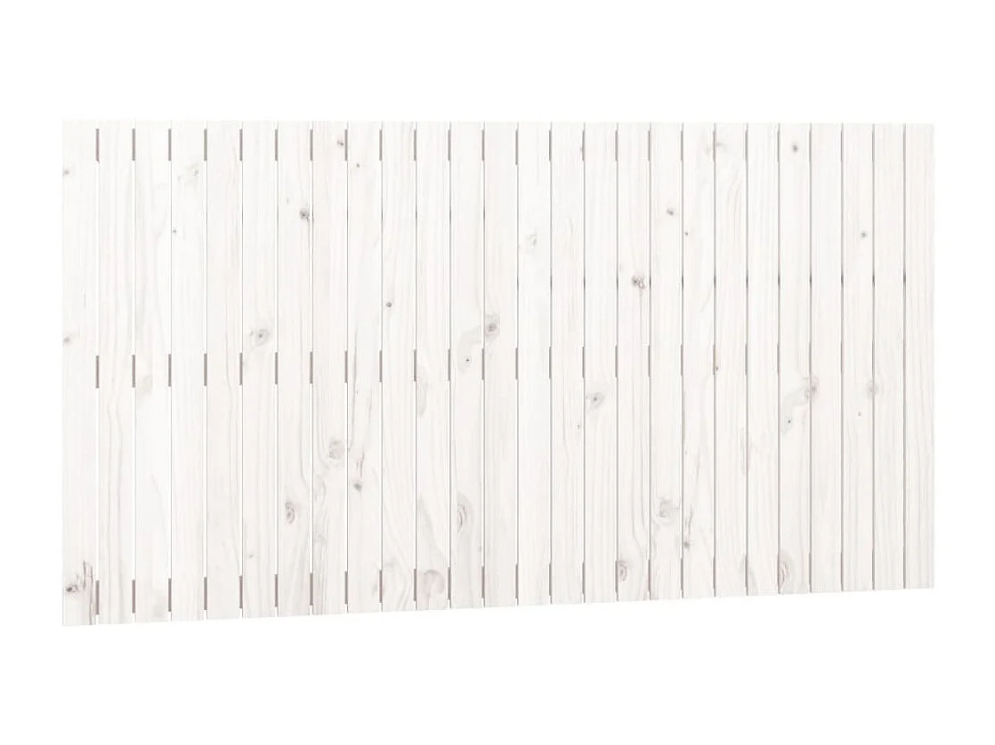 Wand-Kopfteil für Bett | Bett-Kopfteil Weiß 166x3x90 cm Massivholz Kiefer -MN617866