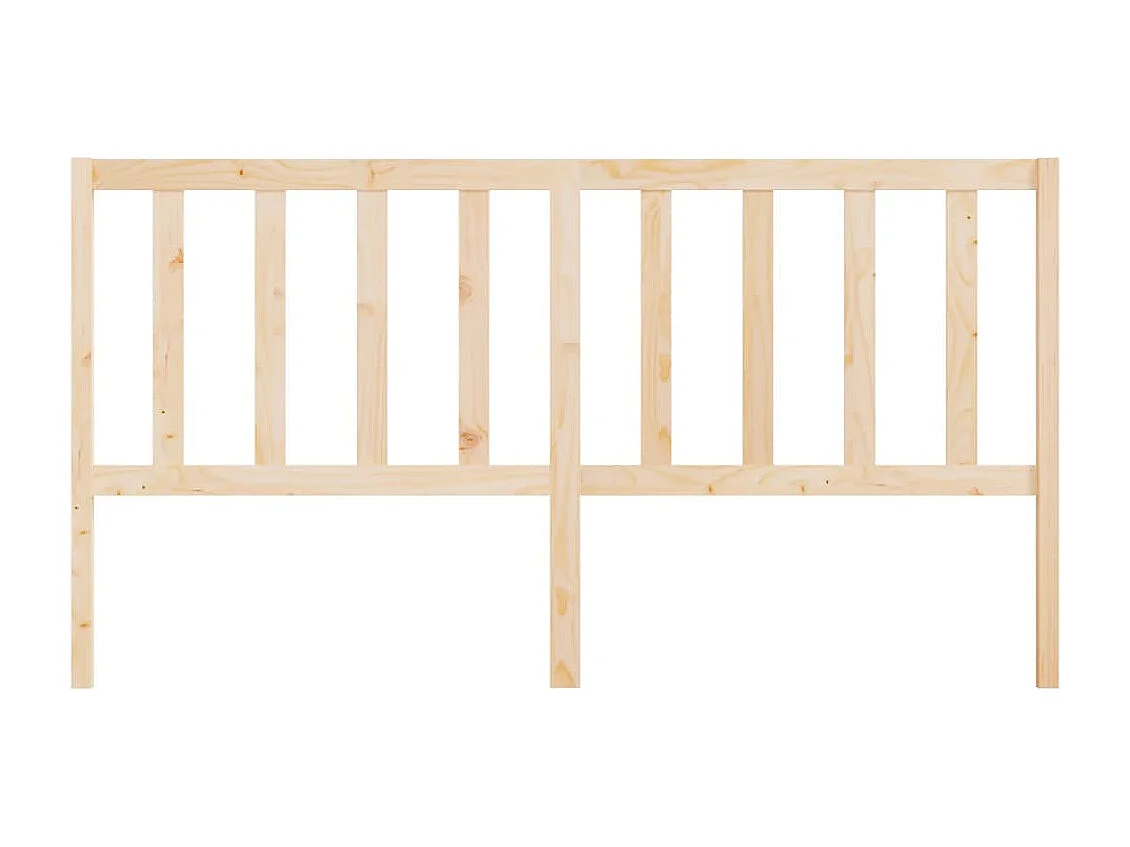 Kopfteil für Bett | Bett-Kopfteil 206x4x100 cm Massivholz Kiefer -MN851361