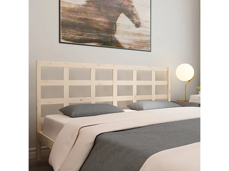 Kopfteil für Bett | Bett-Kopfteil 205,5x4x100 cm Massivholz Kiefer -MN551784