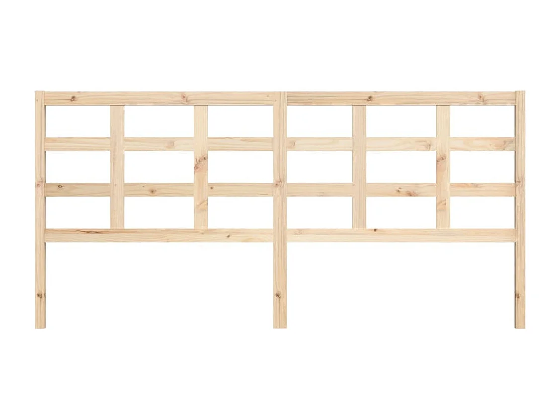 Kopfteil für Bett | Bett-Kopfteil 205,5x4x100 cm Massivholz Kiefer -MN551784