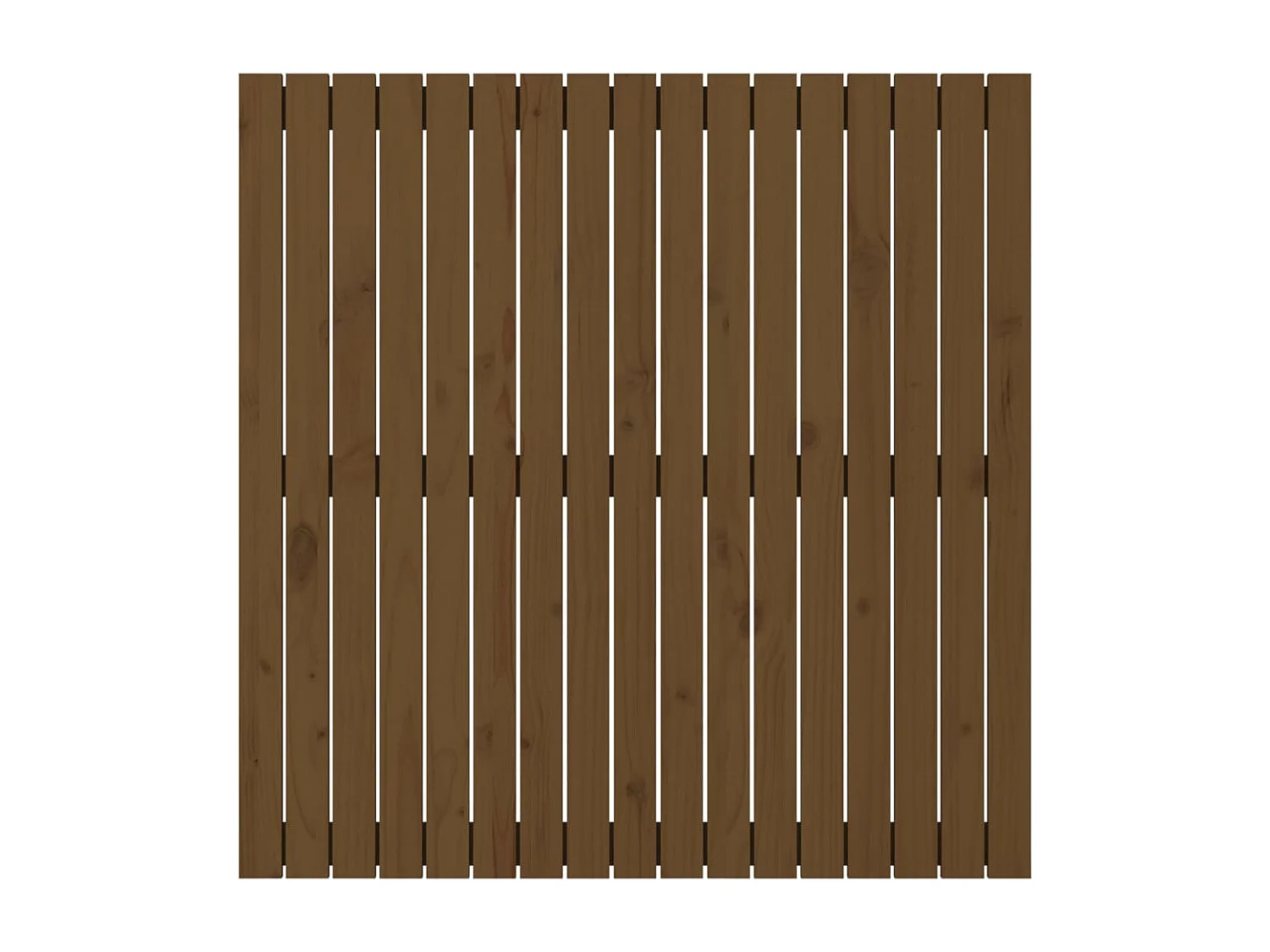 Wand-Kopfteil für Bett | Bett-Kopfteil Honigbraun 108x3x110 cm Massivholz Kiefer -MN116949