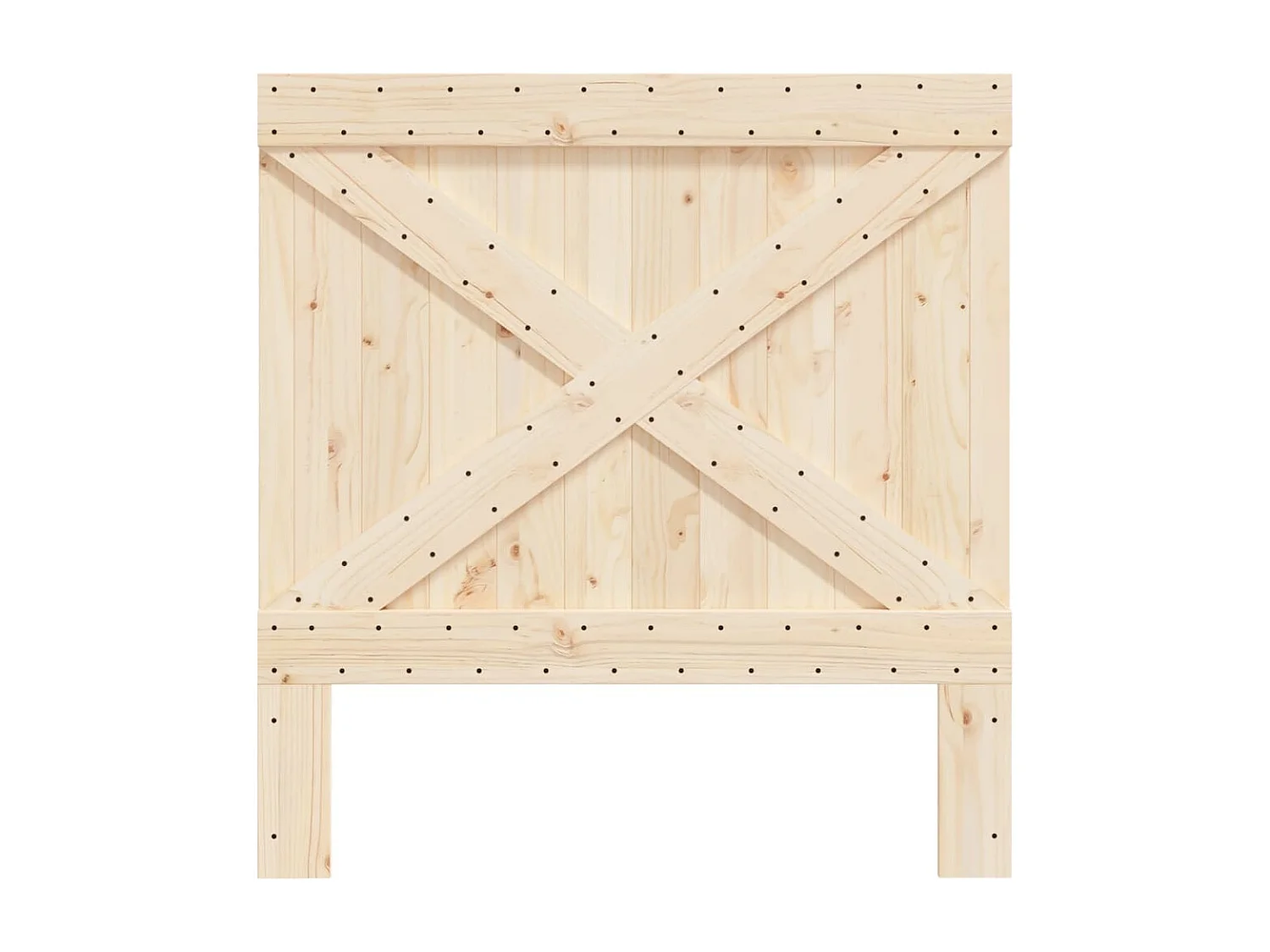 Kopfteil für Bett | Bett-Kopfteil 100x104 cm Massivholz Kiefer -MN841385