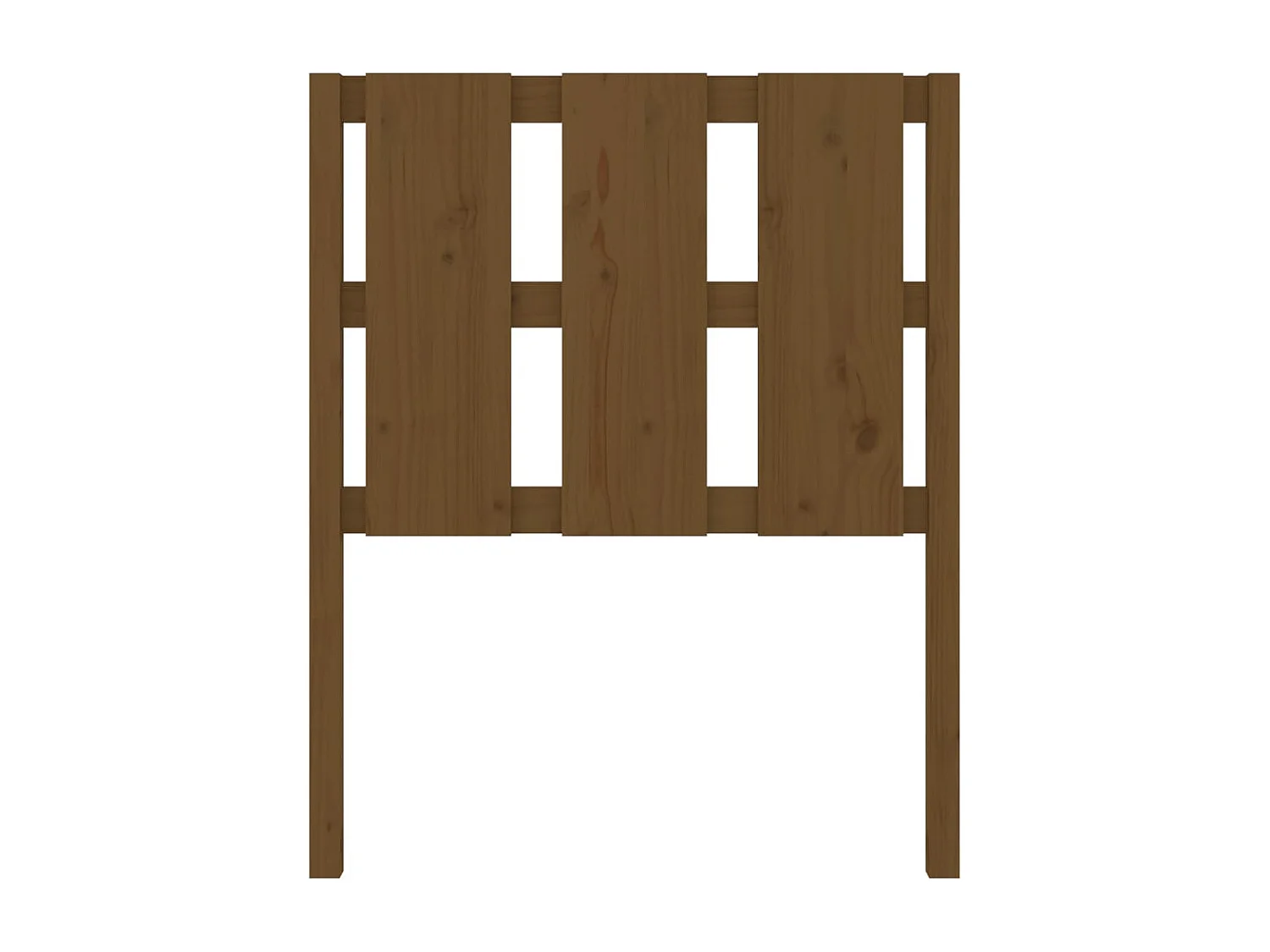 Kopfteil für Bett | Bett-Kopfteil Honigbraun 80,5x4x100 cm Massivholz Kiefer -MN596230