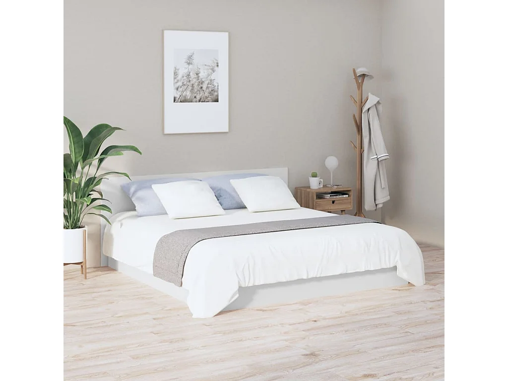 Kopfteil für Bett | Bett-Kopfteil Weiß 200x1,5x80 cm Holzwerkstoff -MN965147