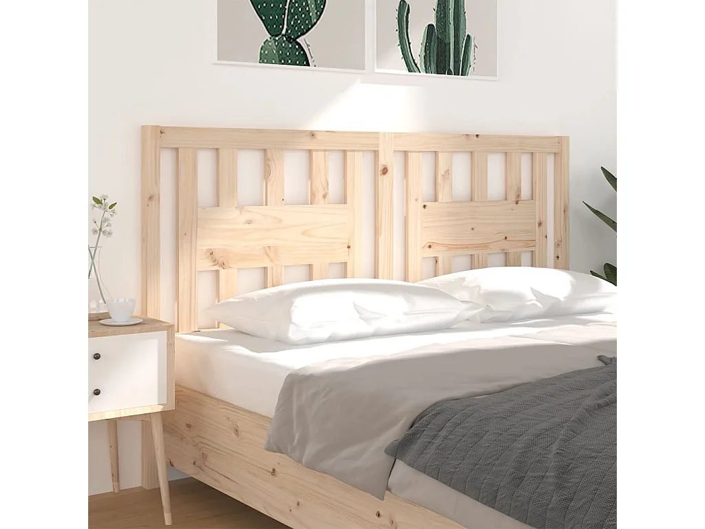 Kopfteil für Bett | Bett-Kopfteil 166x4x100 cm Massivholz Kiefer -MN733971