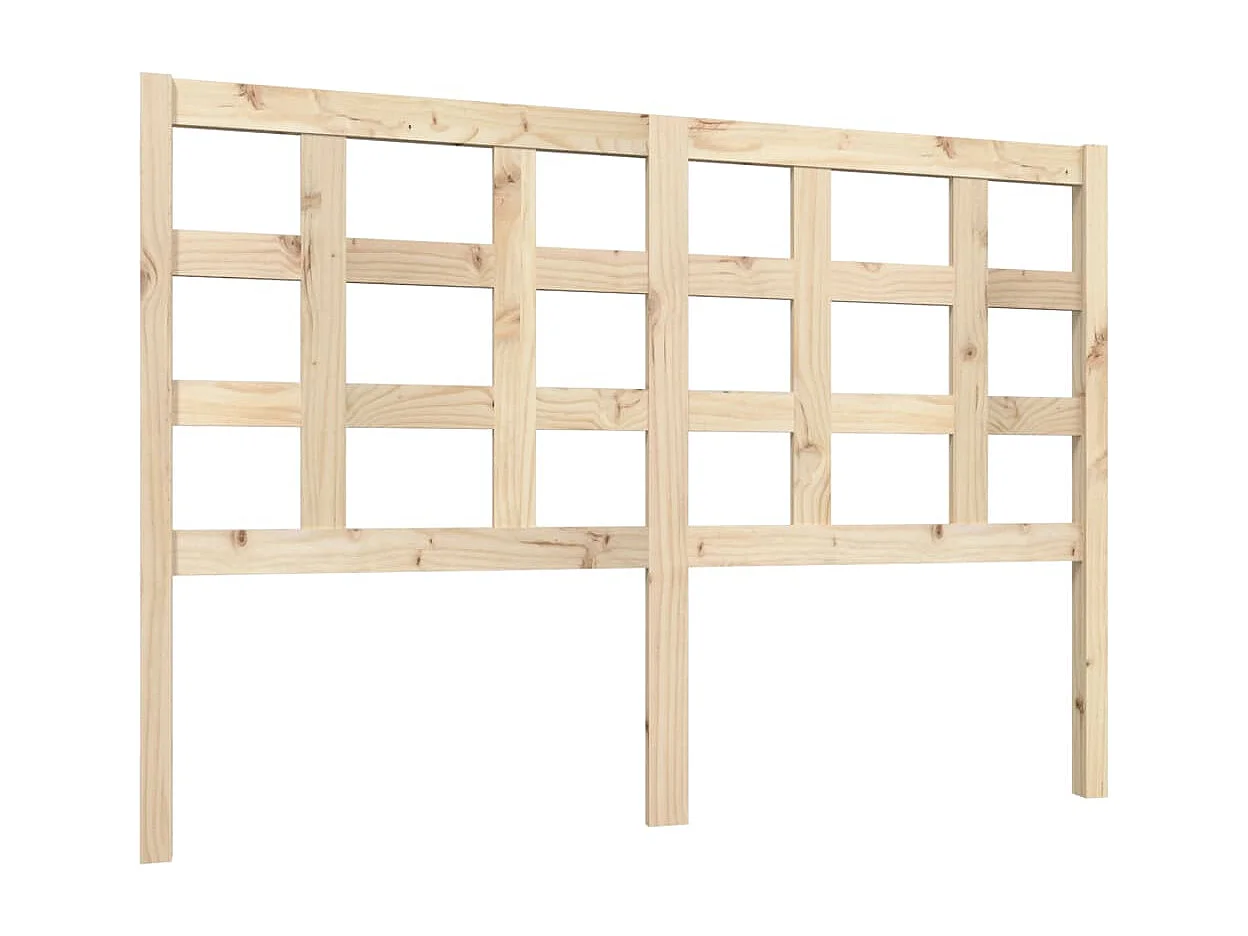 Kopfteil für Bett | Bett-Kopfteil 140,5x4x100 cm Massivholz Kiefer -MN754698