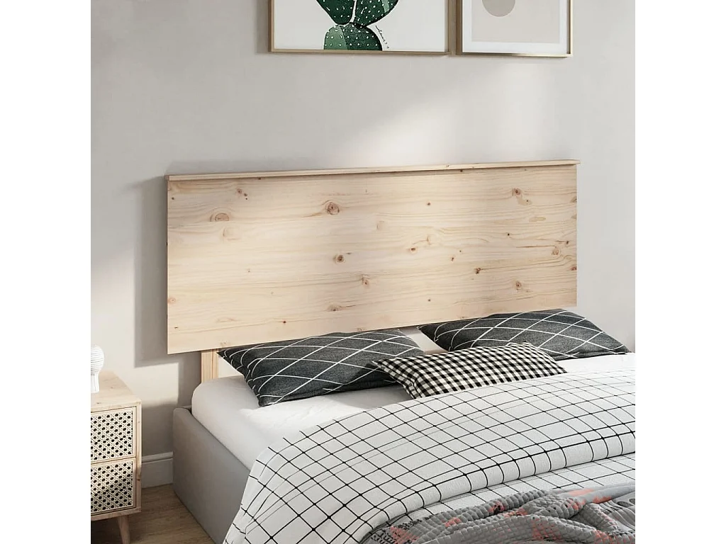 Kopfteil für Bett - Bett-Kopfteil 164x6x82,5 cm Massivholz Kiefer -MN681082