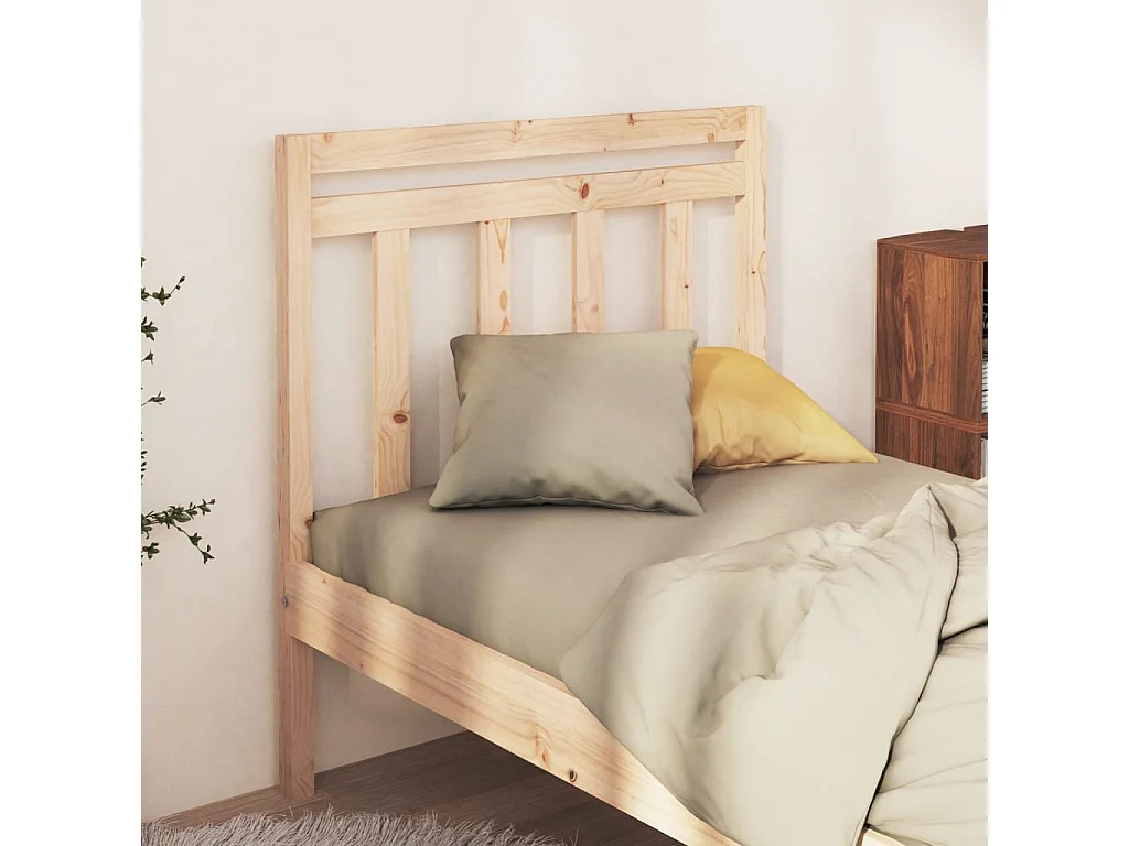 Kopfteil für Bett | Bett-Kopfteil 95x4x100 cm Massivholz Kiefer -MN458790