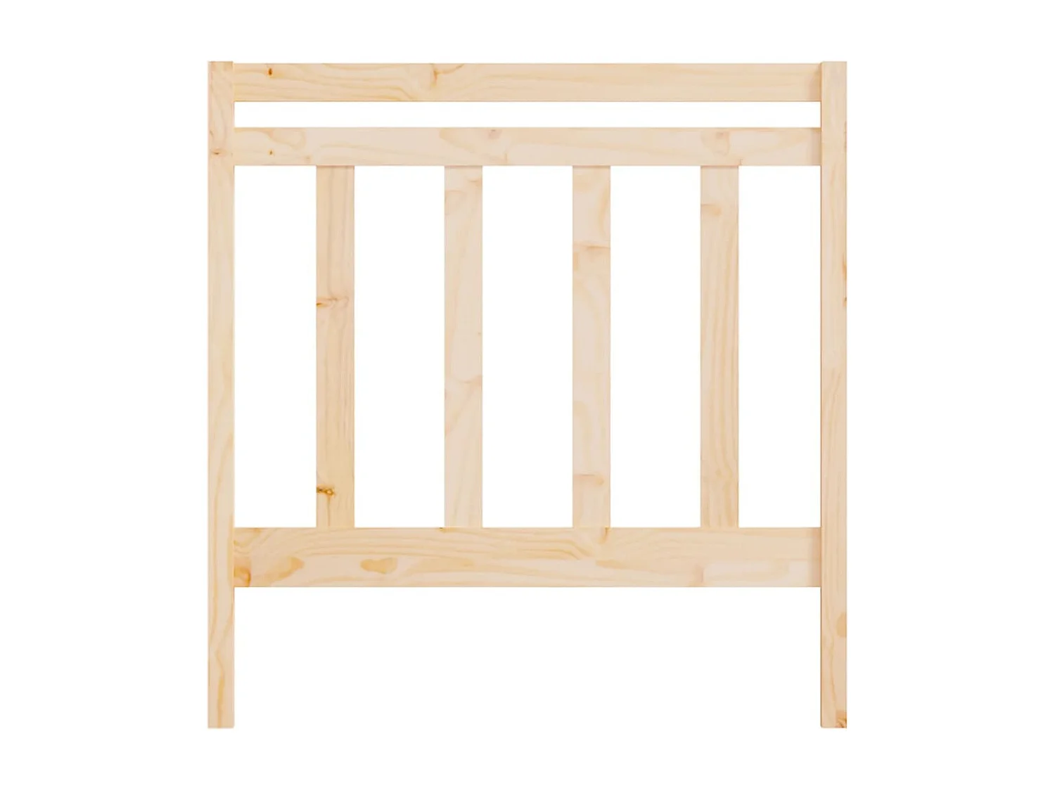 Kopfteil für Bett | Bett-Kopfteil 95x4x100 cm Massivholz Kiefer -MN458790