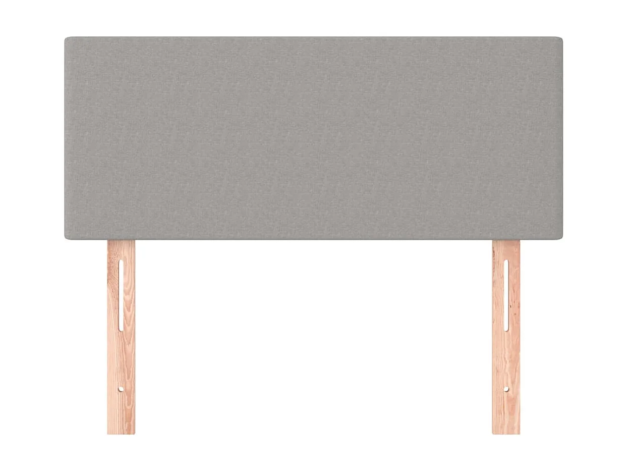 Kopfteil für Bett | Bett-Kopfteil Hellgrau 90x5x78/88 cm Stoff -MN617006