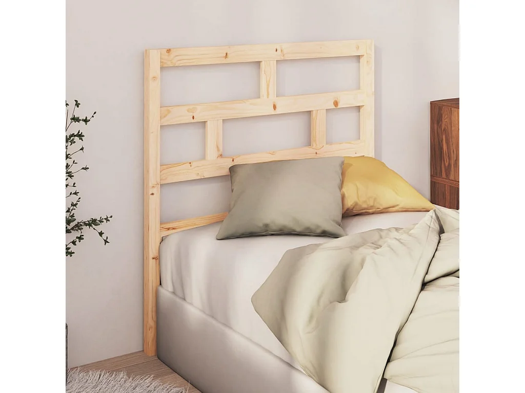 Kopfteil für Bett | Bett-Kopfteil 81x4x100 cm Massivholz Kiefer -MN640839