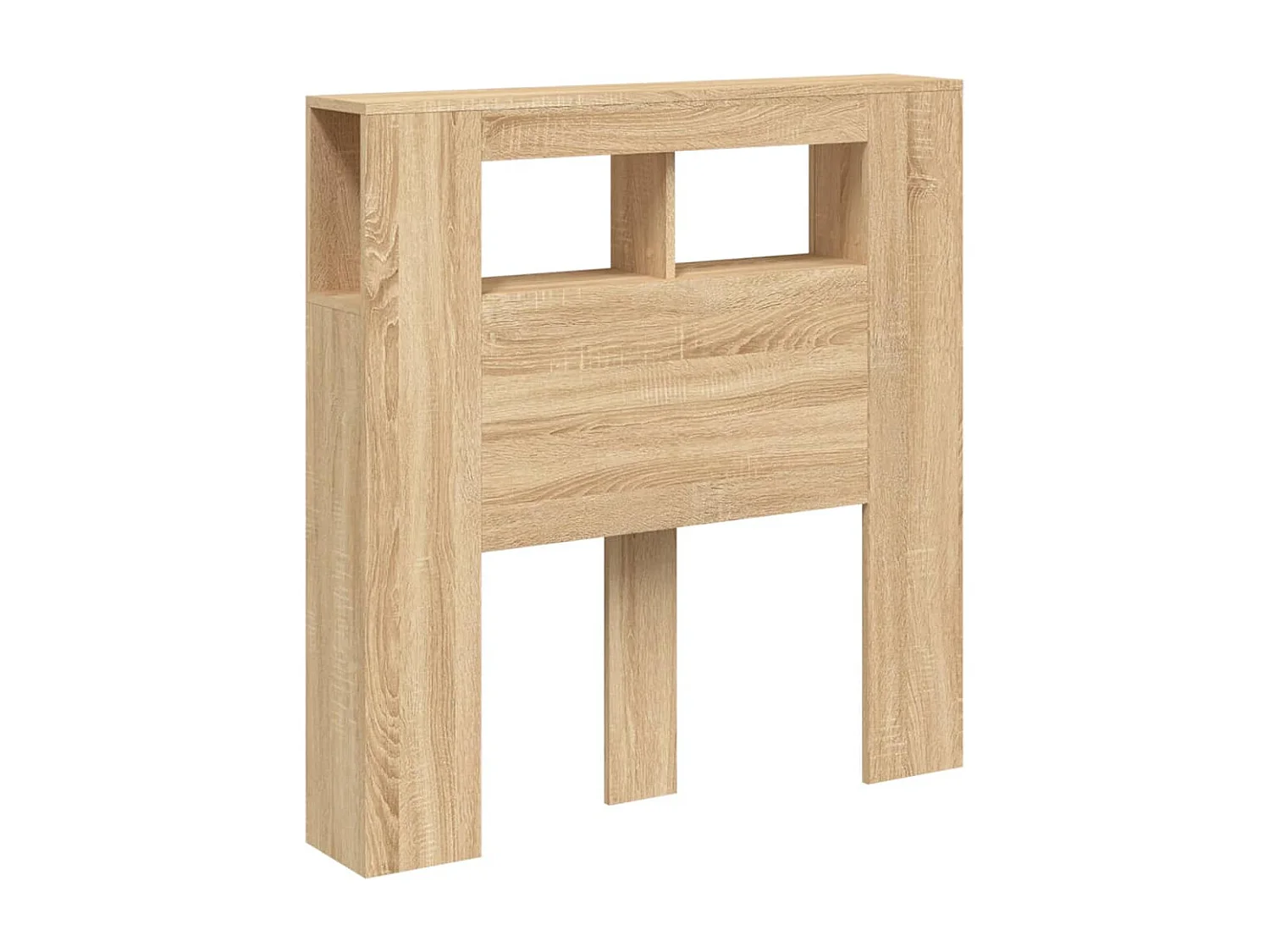 LED-Kopfteil für Bett | Bett-Kopfteil Sonoma Eiche 100x18,5x103,5 cm Holzwerkstoff -MN472860