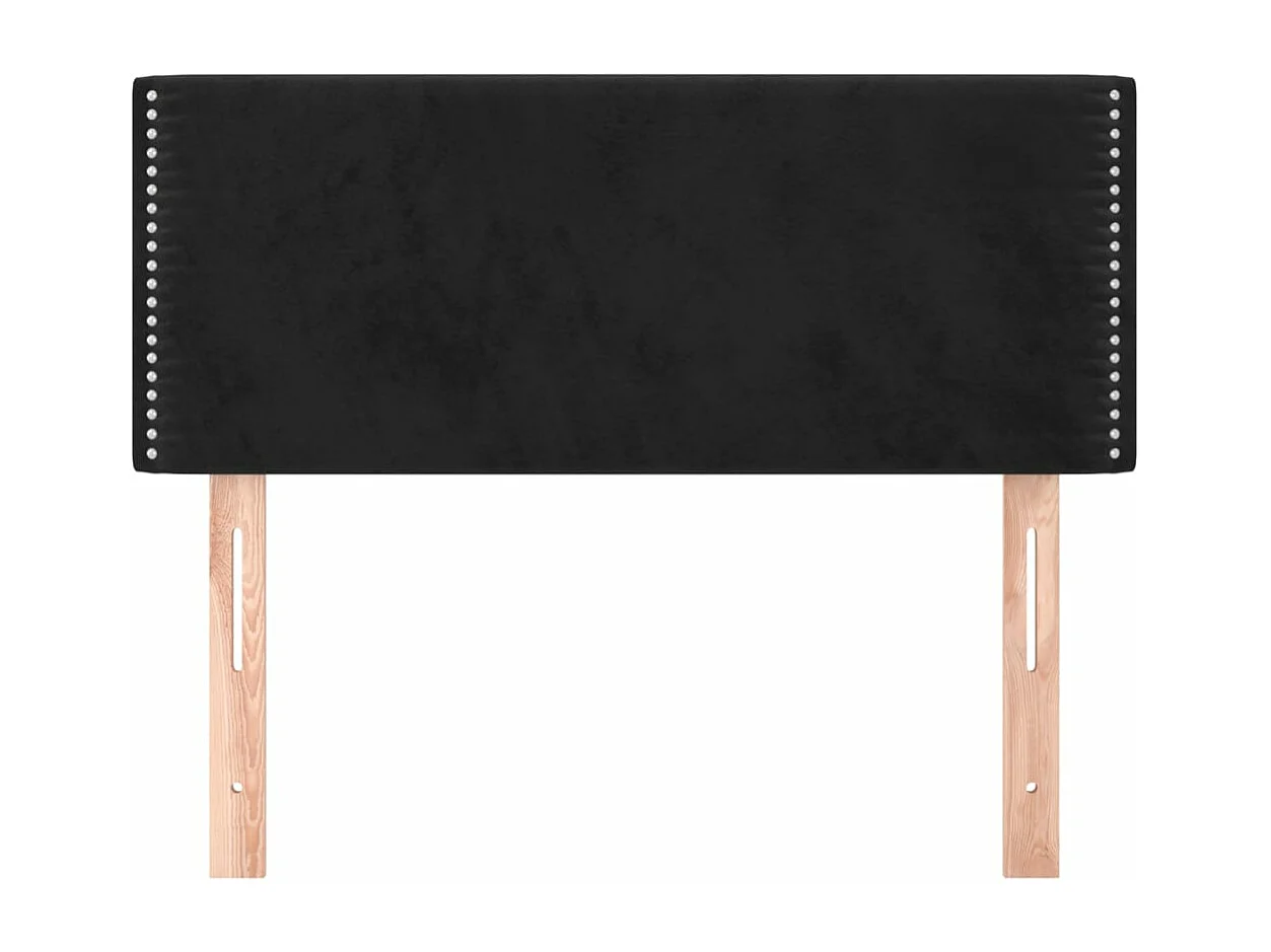 Kopfteil für Bett | Bett-Kopfteil Schwarz 80x5x78/88 cm Samt -MN487325