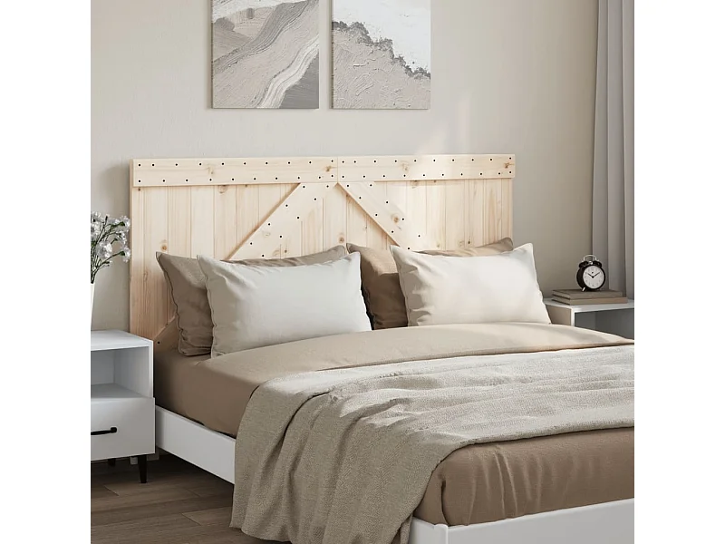 Kopfteil für Bett | Bett-Kopfteil 160x104 cm Massivholz Kiefer -MN990756