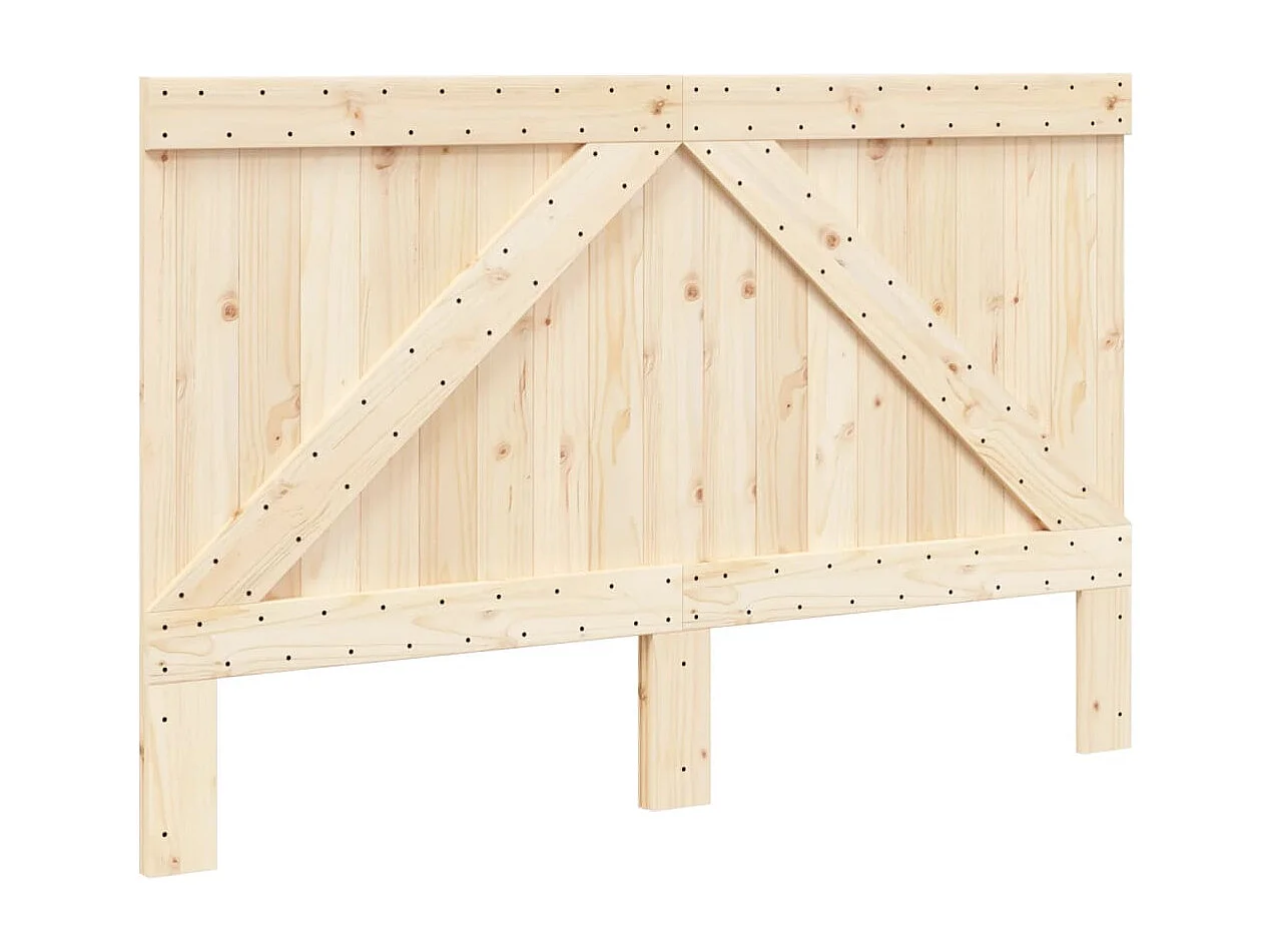 Kopfteil für Bett | Bett-Kopfteil 160x104 cm Massivholz Kiefer -MN990756