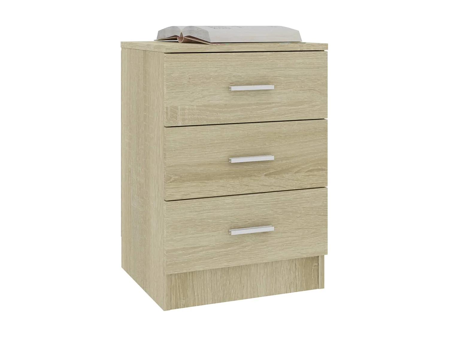 2er-Set Nachttische Nachtschrank Sonoma-Eiche 38x35x56 cm Holzwerkstoff -RN32905