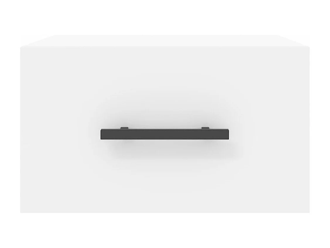 Wand-Nachttisch Nachtschrank Weiß 35x35x20 cm -RN16165