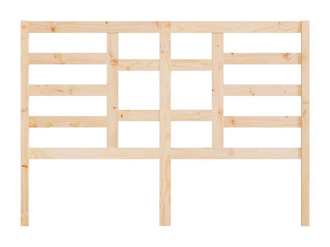 Kopfteil für Bett | Bett-Kopfteil 126x4x104 cm Massivholz Kiefer -MN111296