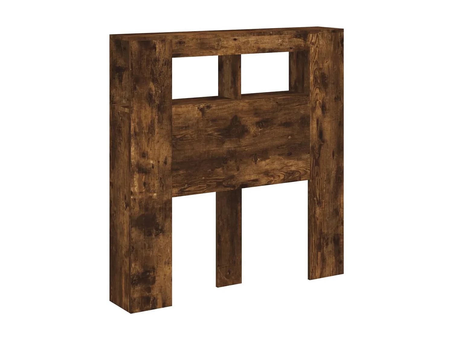 LED-Kopfteil für Bett | Bett-Kopfteil Räuchereiche 100x18,5x103,5 cm Holzwerkstoff -MN598585