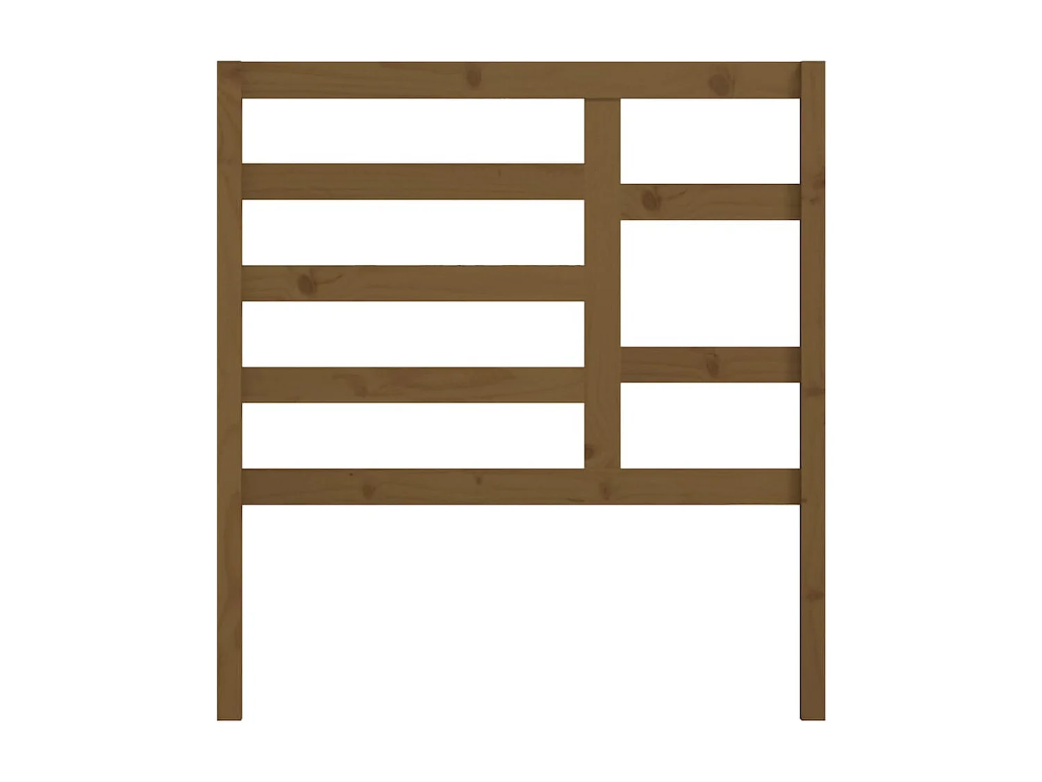 Kopfteil für Bett - Bett-Kopfteil Honigbraun 106x4x104 cm Massivholz Kiefer -MN146506