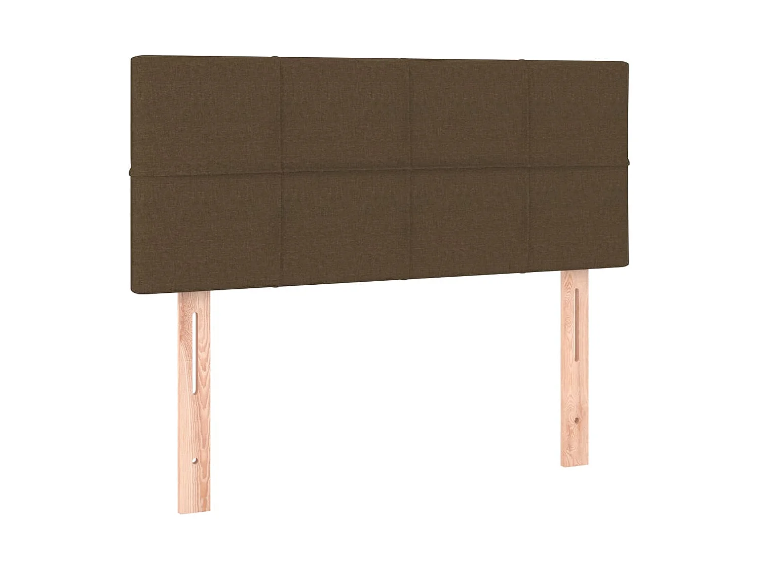 LED - Kopfteil für Bett | Bett-Kopfteil Dunkelbraun 100x5x78/88 cm Stoff -MN449576