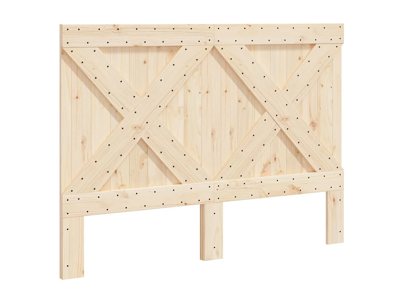 Kopfteil für Bett | Bett-Kopfteil 140x104 cm Massivholz Kiefer -MN990082