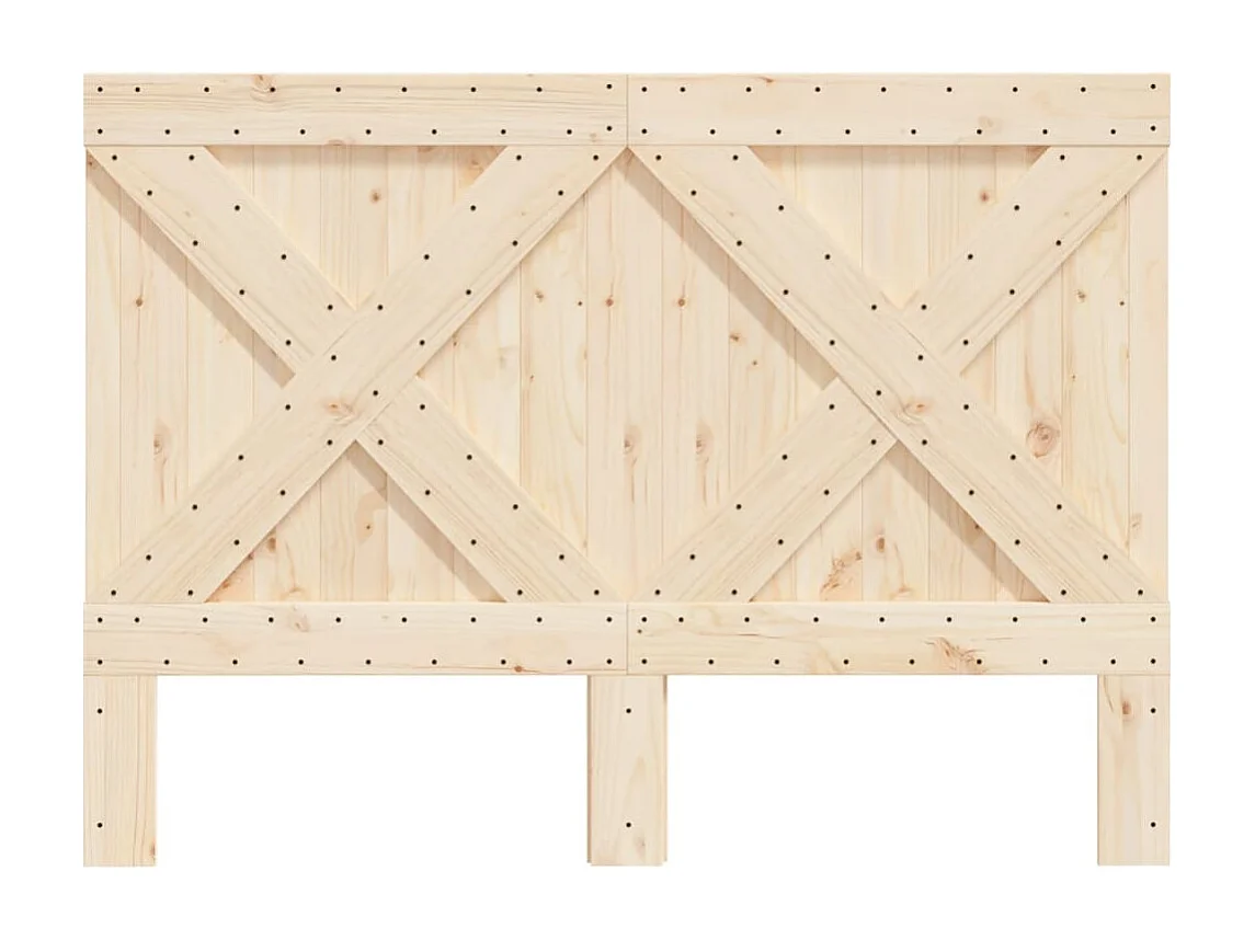 Kopfteil für Bett | Bett-Kopfteil 140x104 cm Massivholz Kiefer -MN990082