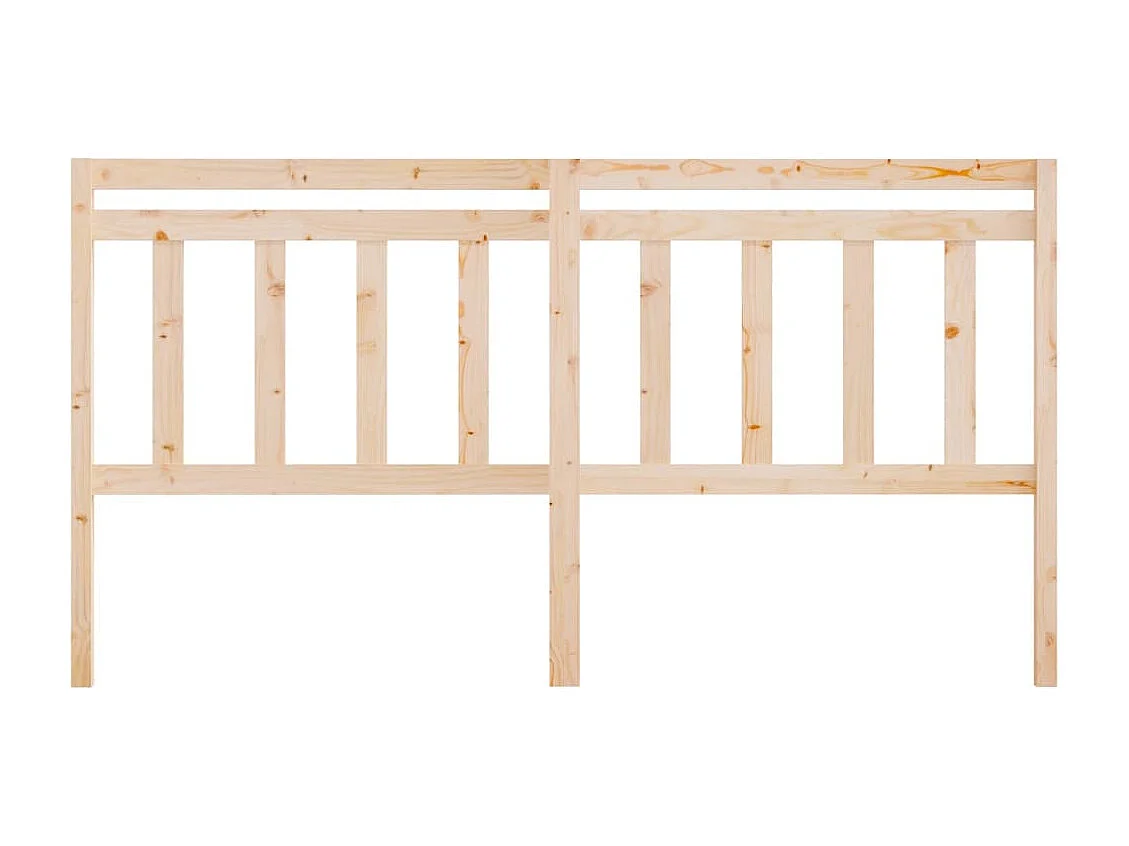 Kopfteil für Bett | Bett-Kopfteil 206x4x100 cm Massivholz Kiefer -MN456515