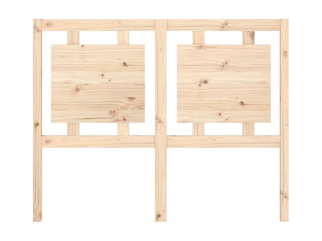 Kopfteil für Bett | Bett-Kopfteil 125,5x4x100 cm Massivholz Kiefer -MN701591