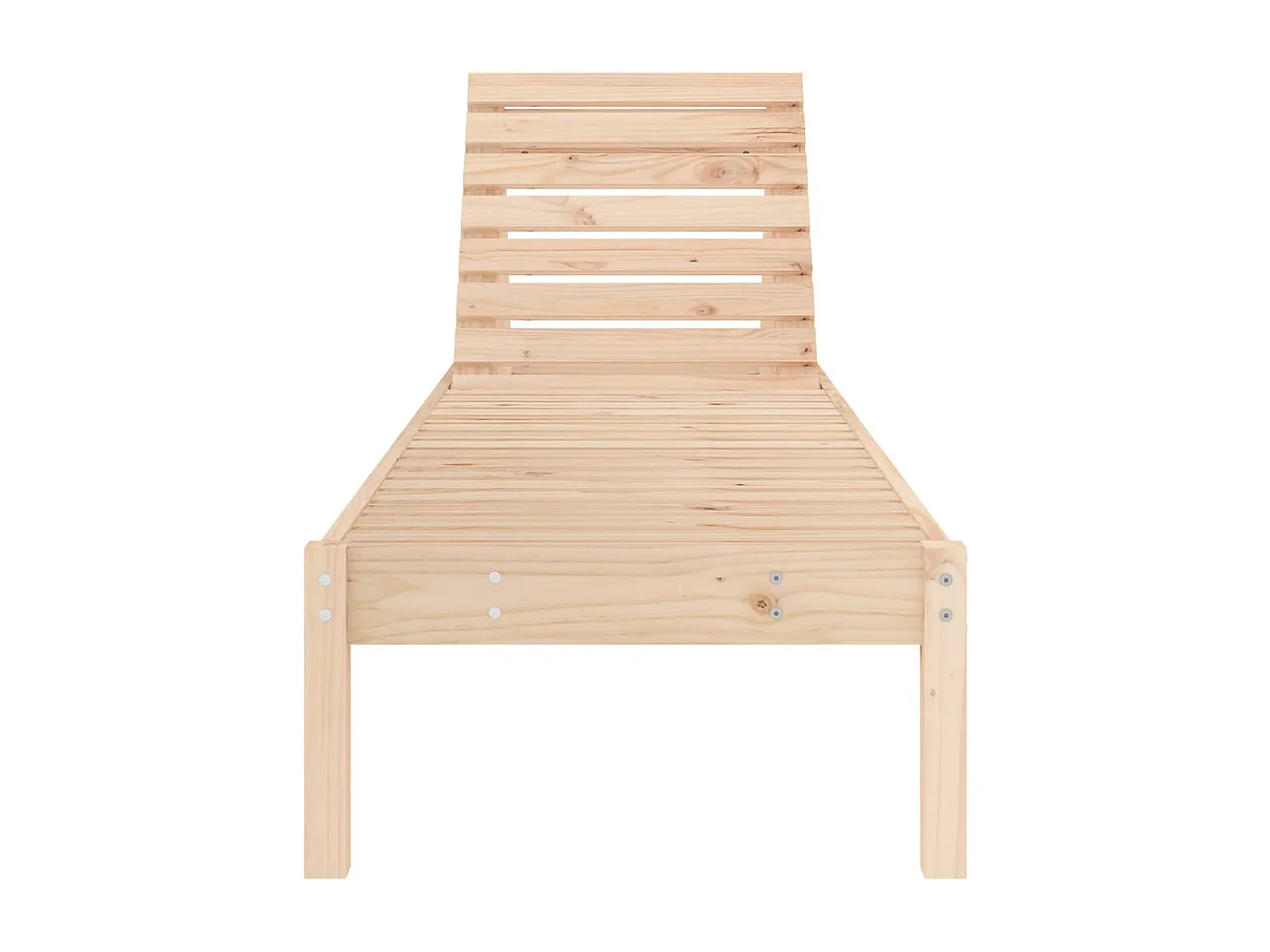 Ligstoel 199,5x60x74 cm massief grenenhout NL629290