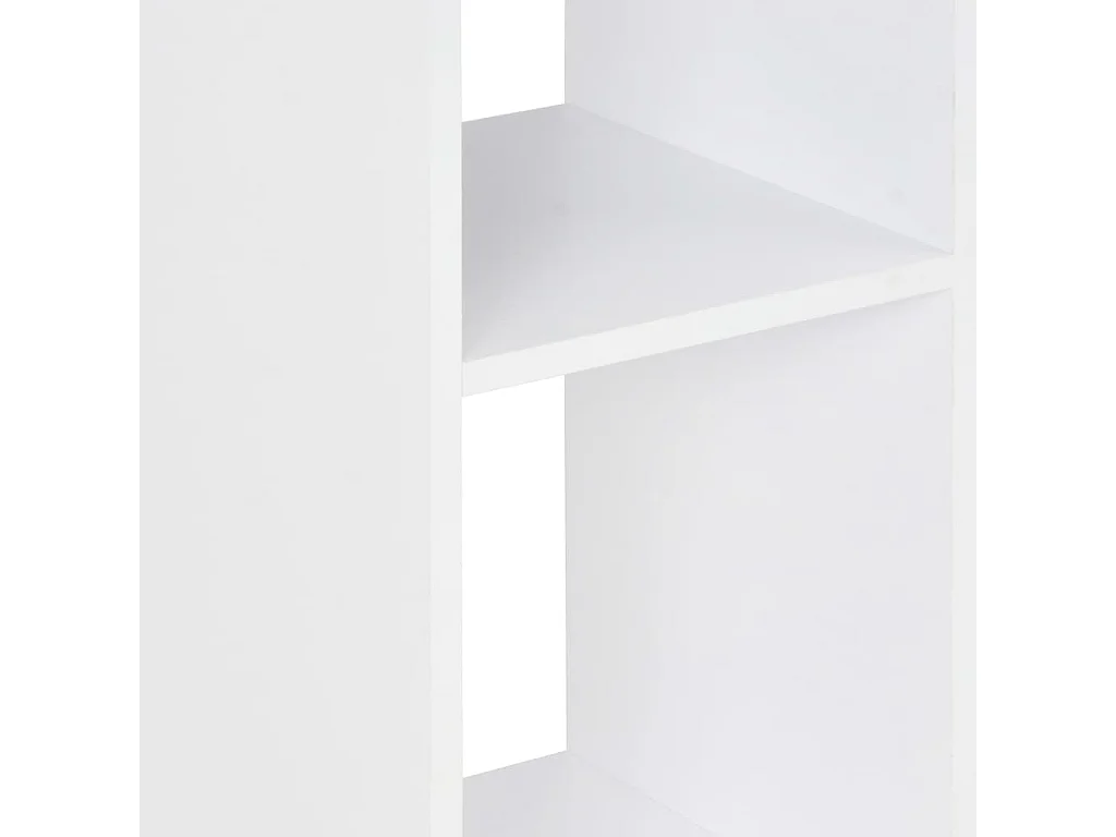 Bartafel 60x60x110 cm wit en antracietgrijs NL404942