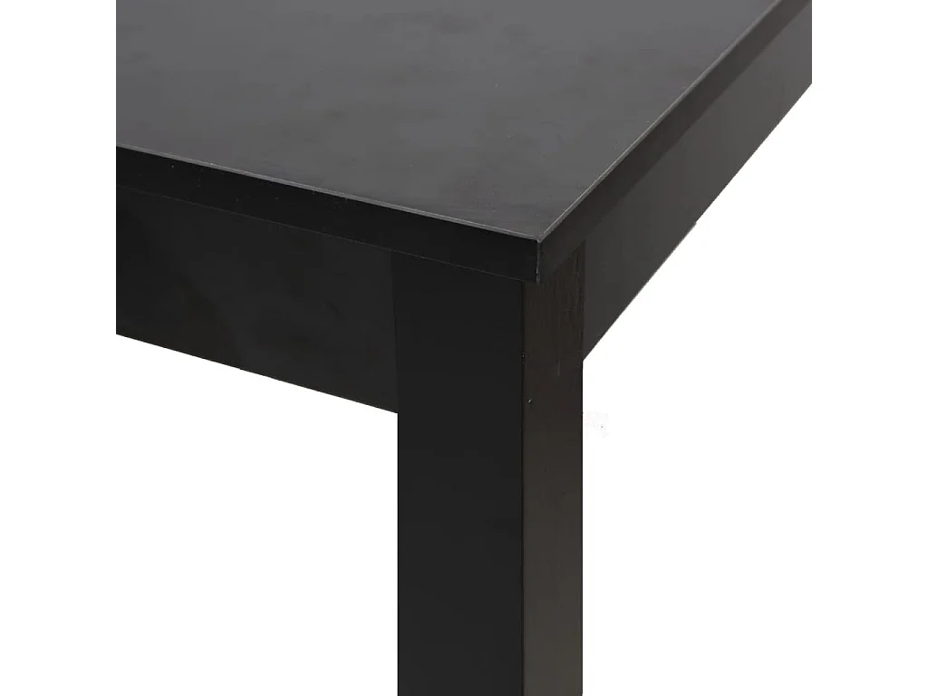 Móvel de bar em MDF preto 115x55x107 cm PT298653