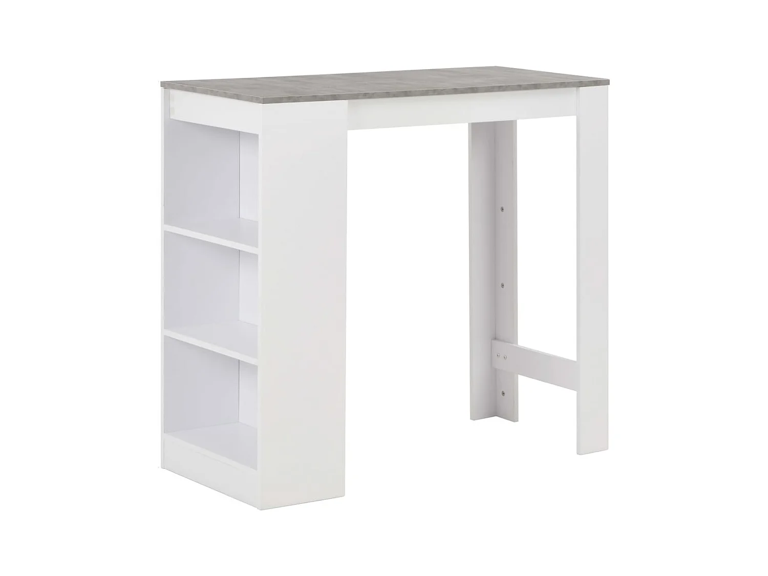 Meuble de bar avec étagère Blanc 110x50x103 cm GHR66073