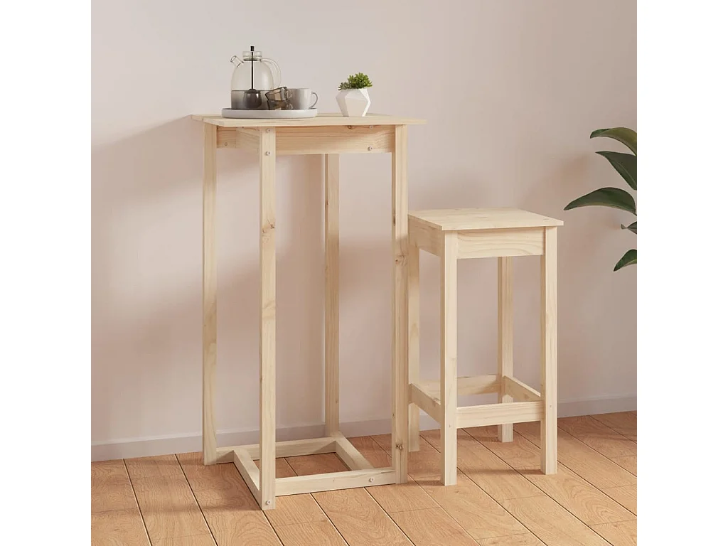 Meuble de bar 60x60x110 cm Bois massif de pin GHR27959