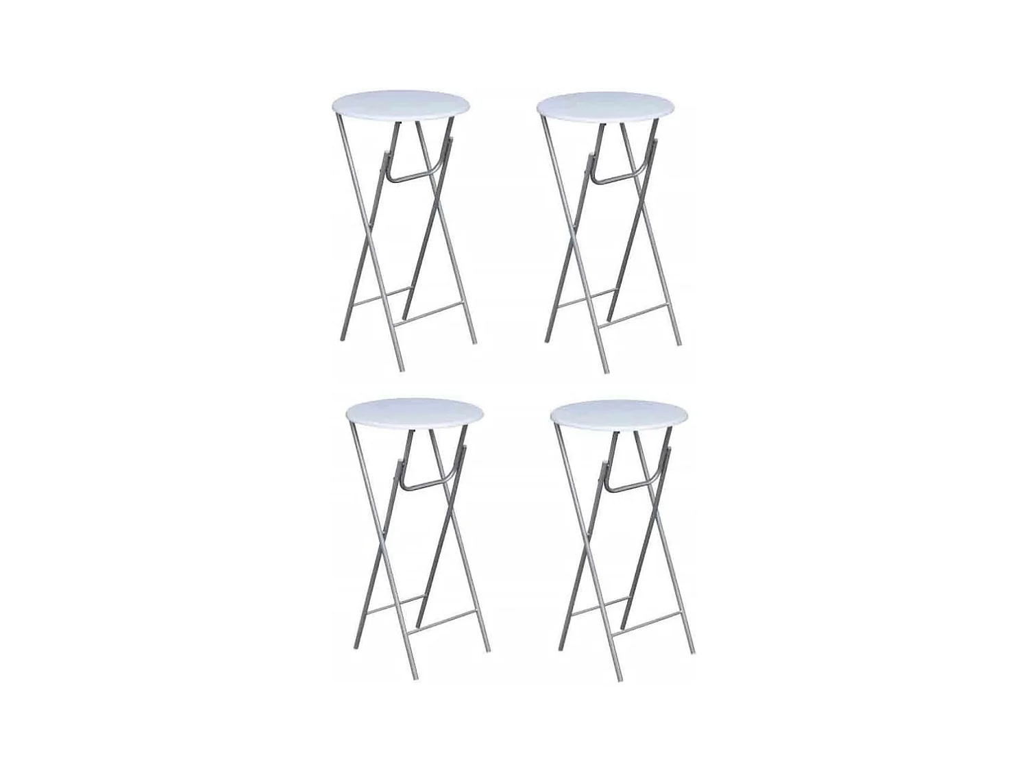 Meuble de bar 4 pcs avec dessus de Meuble en MDF Blanc GHR59727