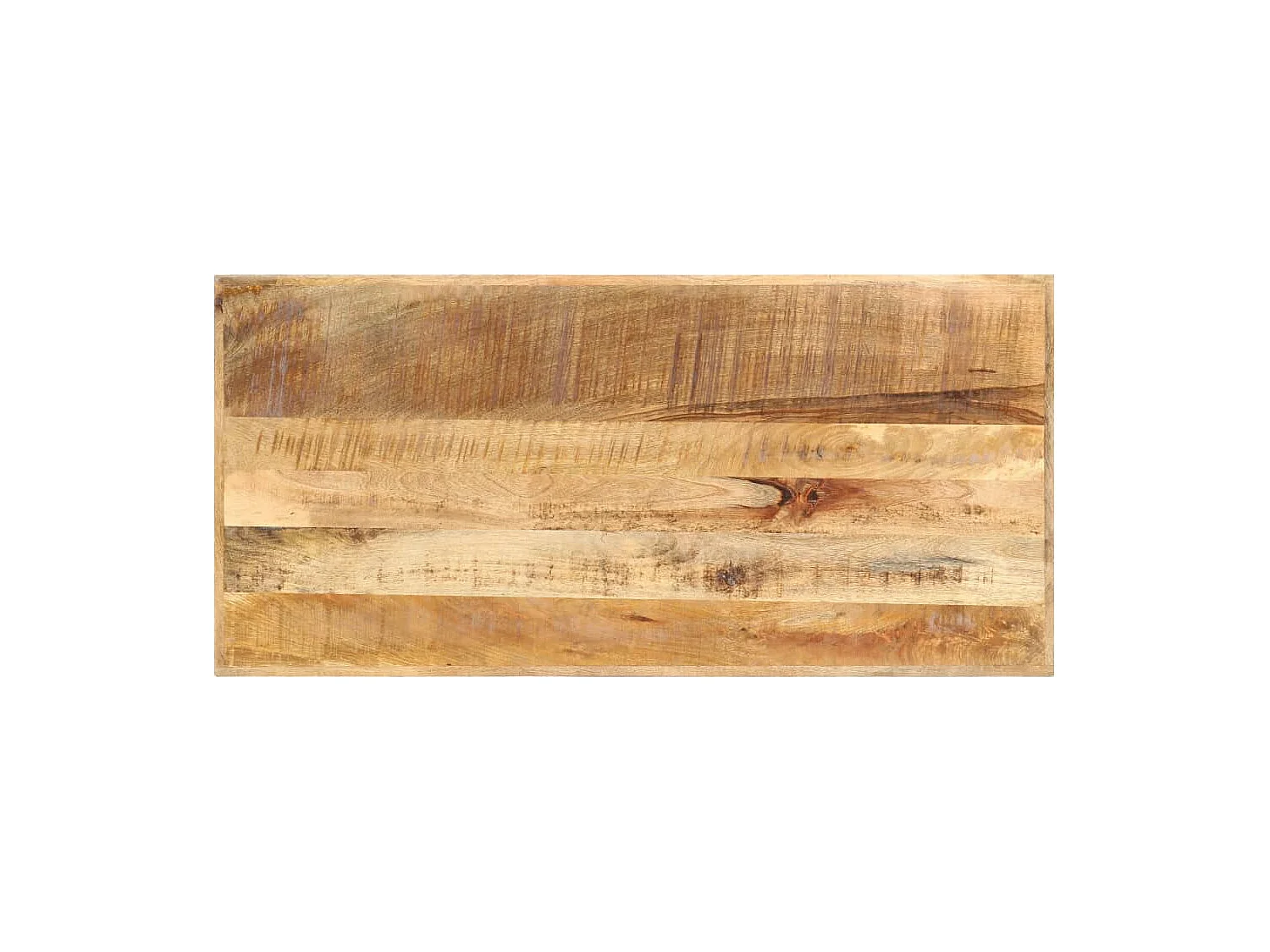 Mesa de bar madera maciza de mango rugosa 120x58x107 cm ES138210