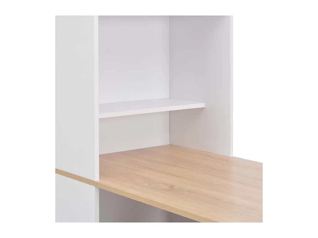 Meuble de bar avec armoire Blanc 115 x 59 x 200 cm GHR61493