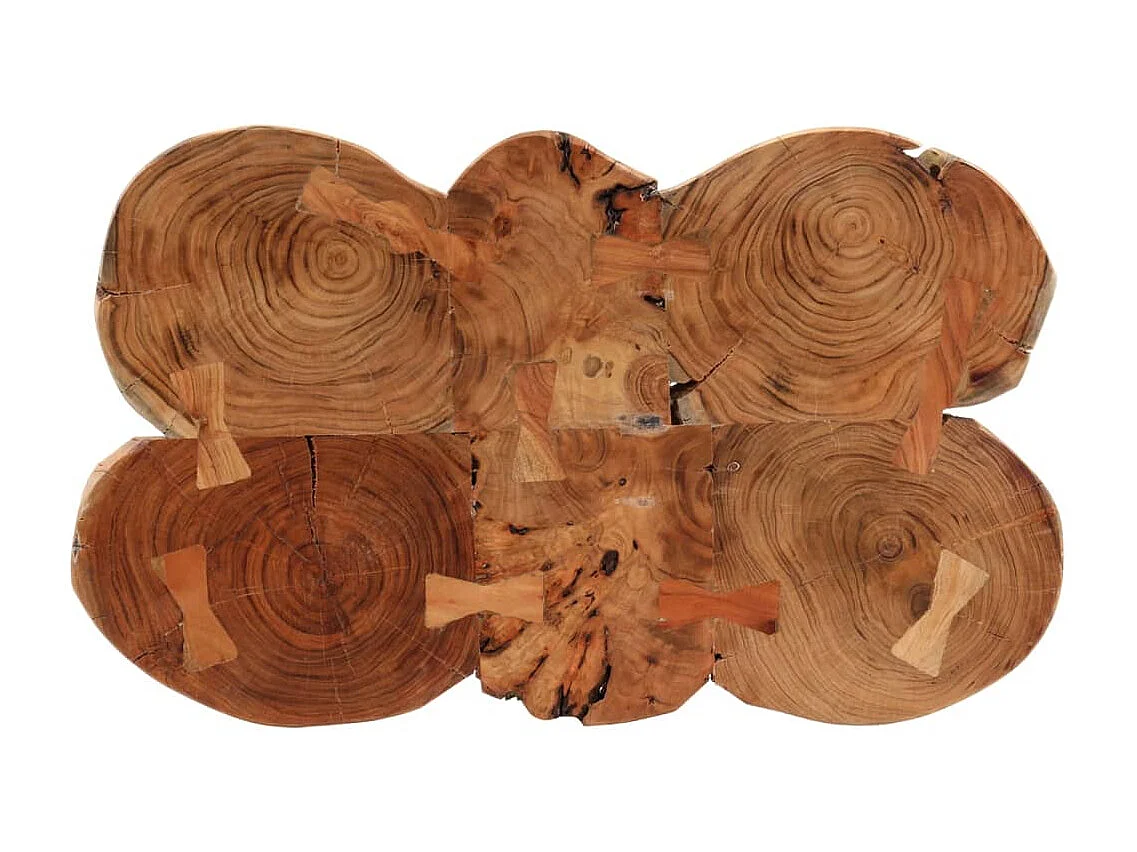 Meuble de bar en rondins 90x54x105 cm bois d'acacia solide GHR64094