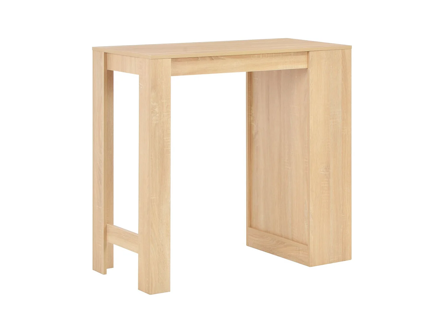 Bartafel met schap 110x50x103 cm eikenkleurig NL343626