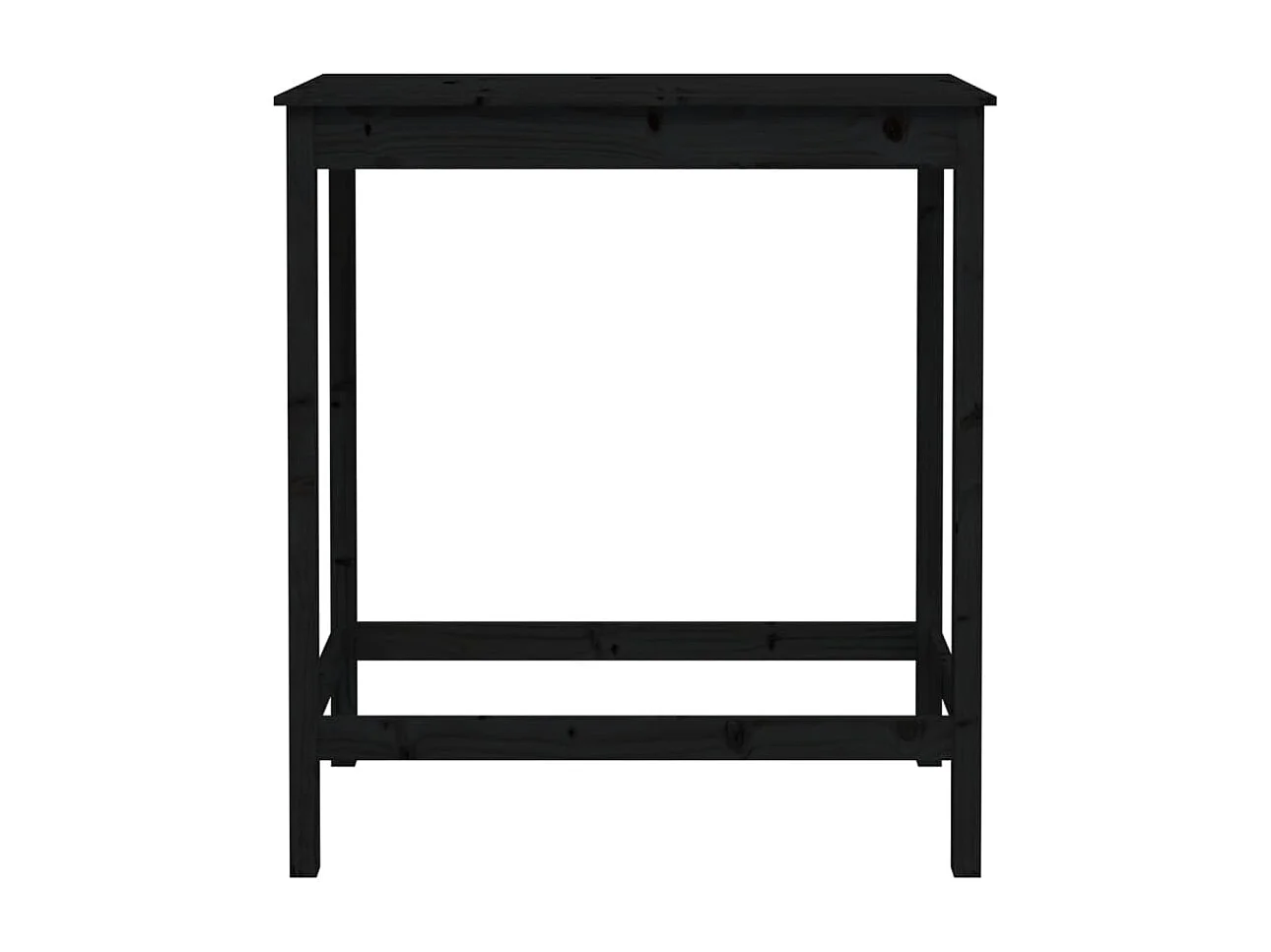 Meuble de bar Noir 100x50x110 cm Bois massif de pin GHR22444