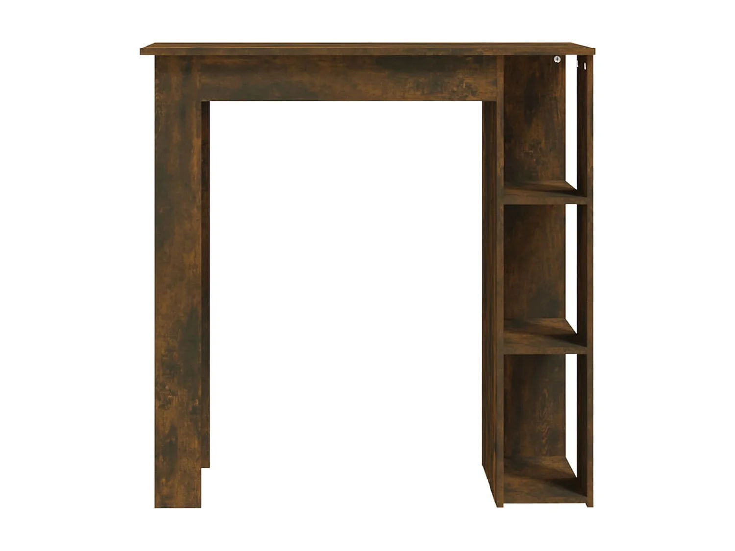 Meuble de bar avec étagère Chêne fumé 102x50x103,5 cm Aggloméré GHR32820
