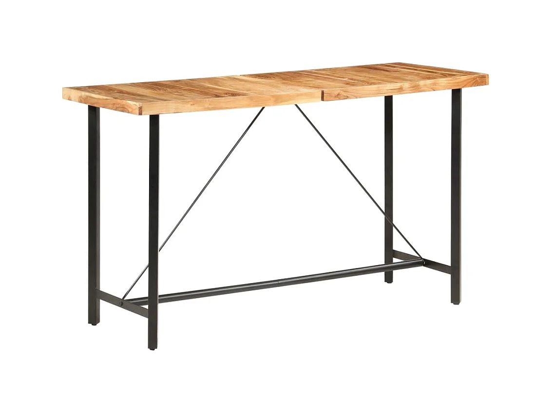 Bartafel 180x70x107 cm massief acaciahout NL533499