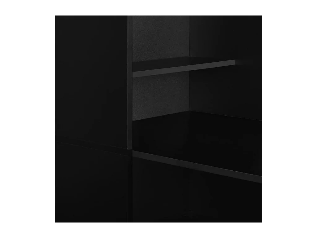 Meuble de bar avec armoire Noir 115 x 59 x 200 cm GHR48377