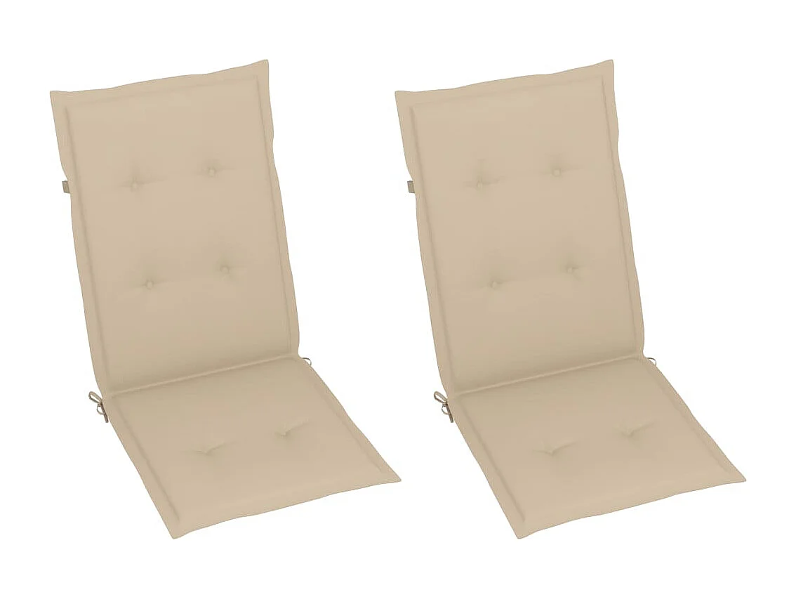 Chaise à bascule de jardin avec coussin Bambou REO98608