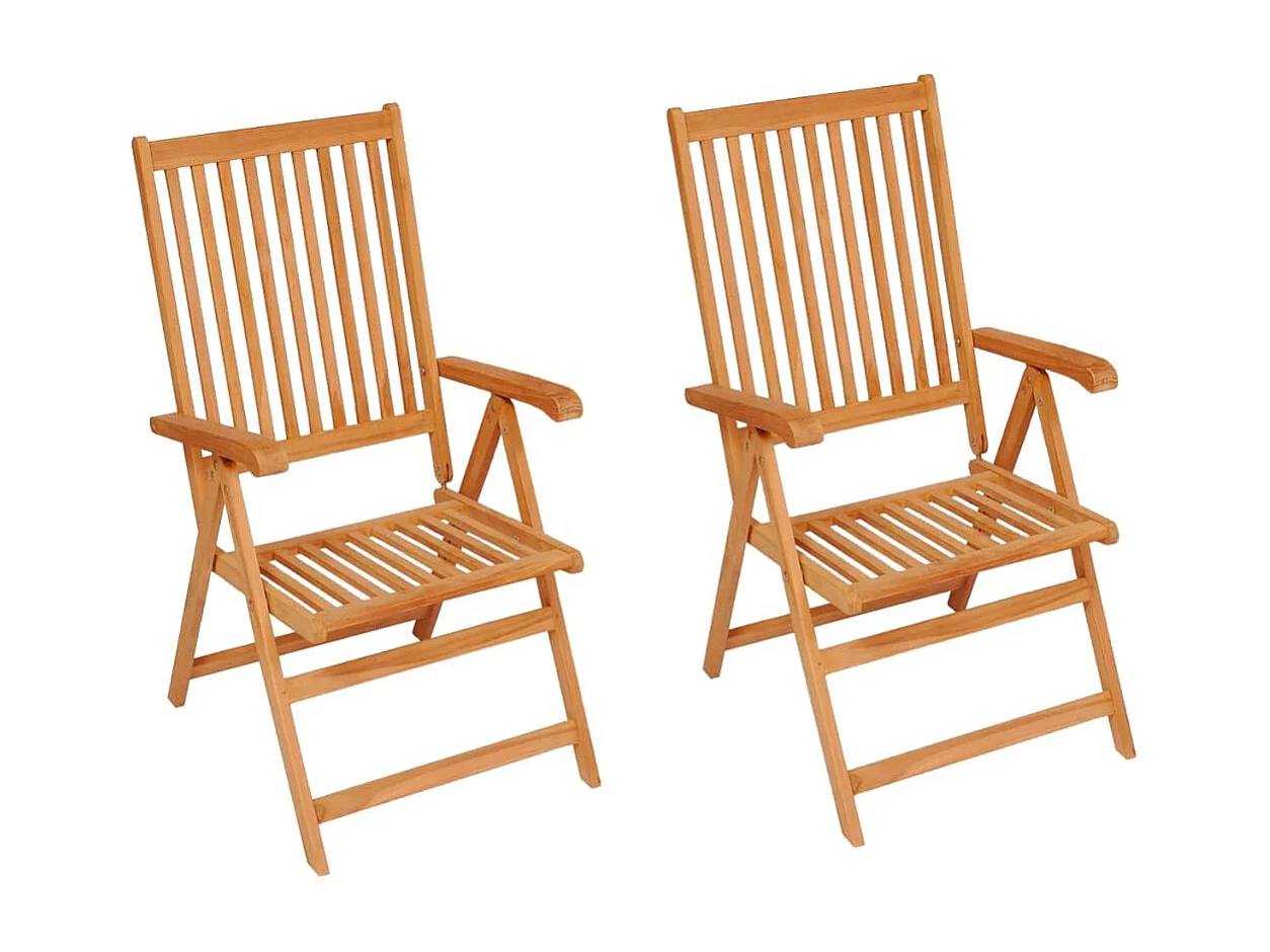 Chaises de jardin 2 pcs avec coussins taupe Bois de teck massif REO56759