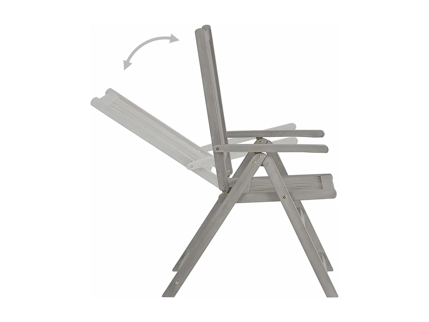 Cadeiras jardim reclináveis c/ almofadões 2 pcs acácia maciça PT231459