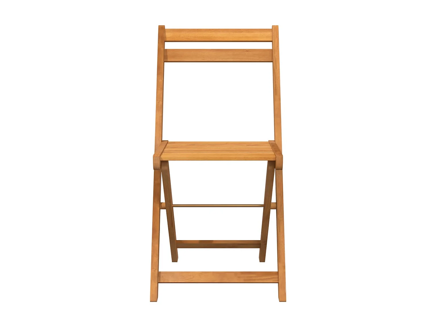 Chaises de bistrot pliantes lot de 6 bois d'acacia solide REO42938